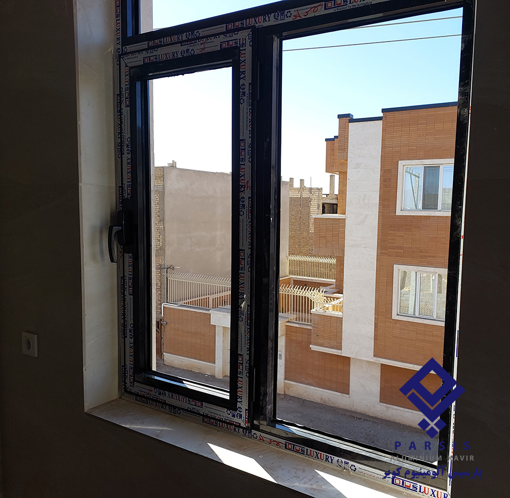 نمونه کار پنجره سری ترمال بریک طرح لوتوس بعد از نصب